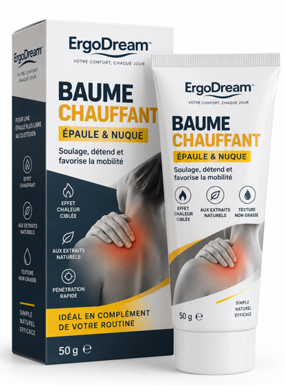 Baume Chauffant Épaule ErgoDream – lot de 3